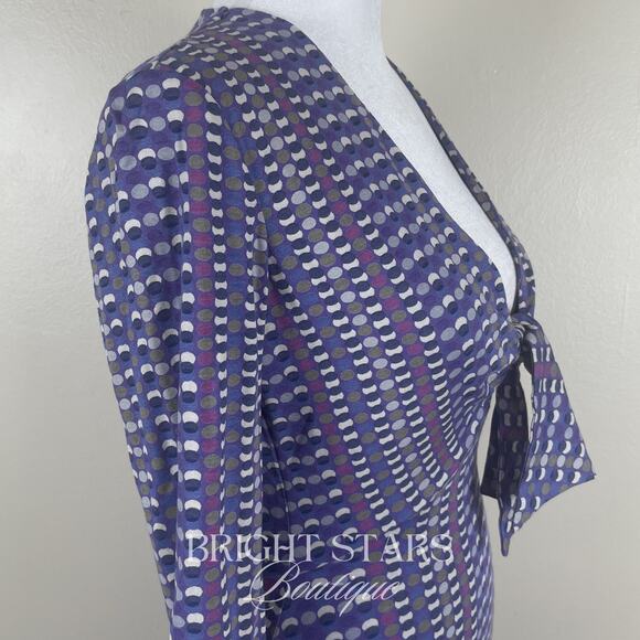 Super Rare Purple Jersey Knit Dress ASO Phoebe Buffay Friends Vintage Y2K - Picture 11 of 11